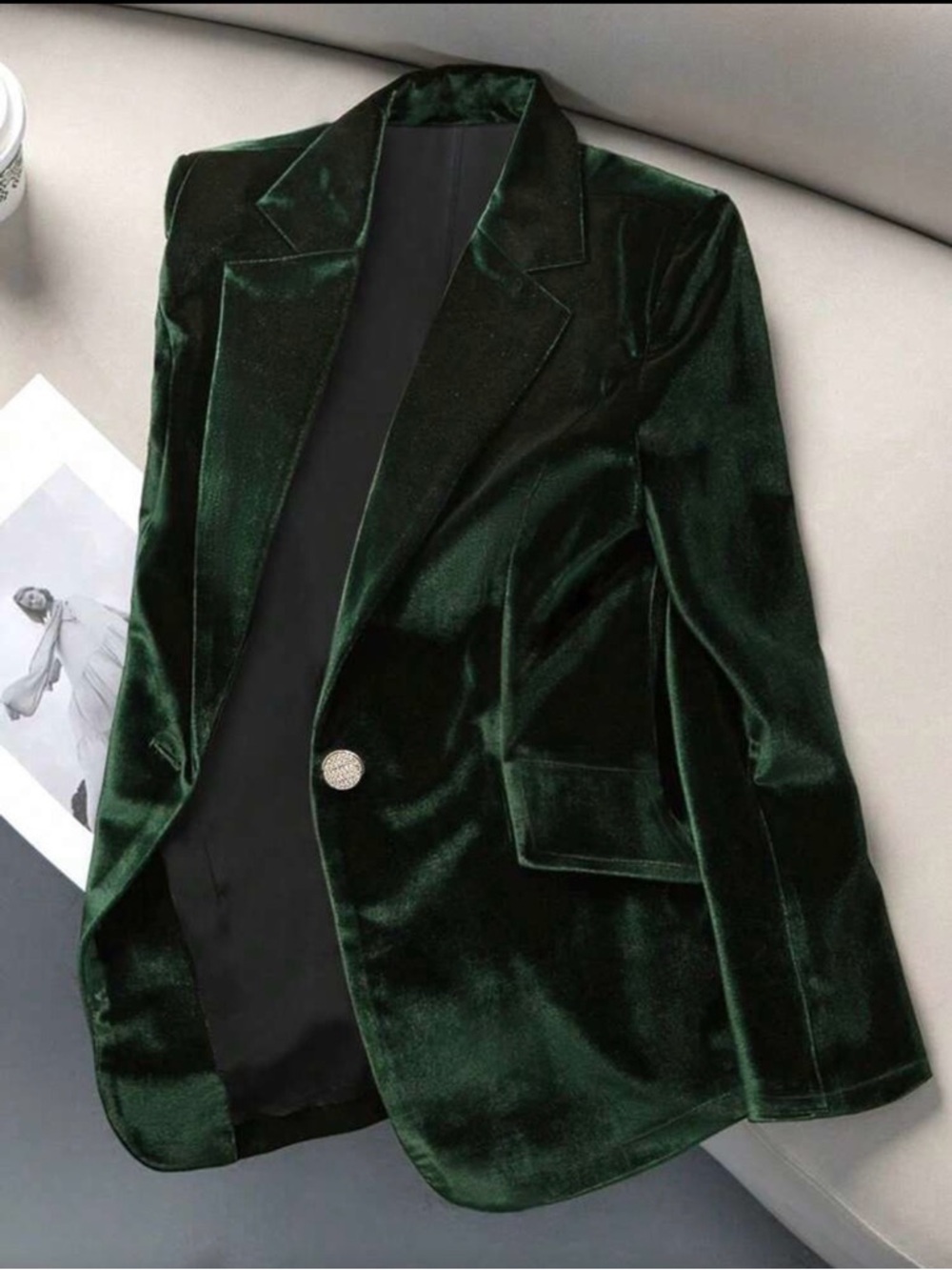 NWOT Suede blazer. Pit to put 23 inches, length 27 inches. X-large